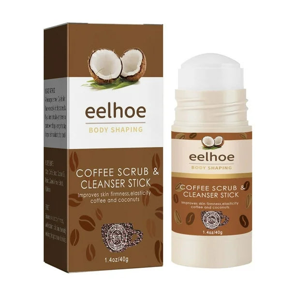 Coffee Scrub Cleansing Stick: Boost Skin Elasticity & Reduce Cellulite